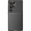 Hurtel Thunder Case Samsung Galaxy S25 Ultra Silicone Armored Case - Black - (Thunder Case Samsung Galaxy S25 Ultra Black)