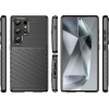 Hurtel Thunder Case Samsung Galaxy S25 Ultra Silicone Armored Case - Black - (Thunder Case Samsung Galaxy S25 Ultra Black)
