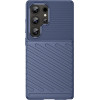 Hurtel Thunder Case Samsung Galaxy S25 Ultra Silicone Armored Case - Blue - (Thunder Case Samsung Galaxy S25 Ultra Blue)