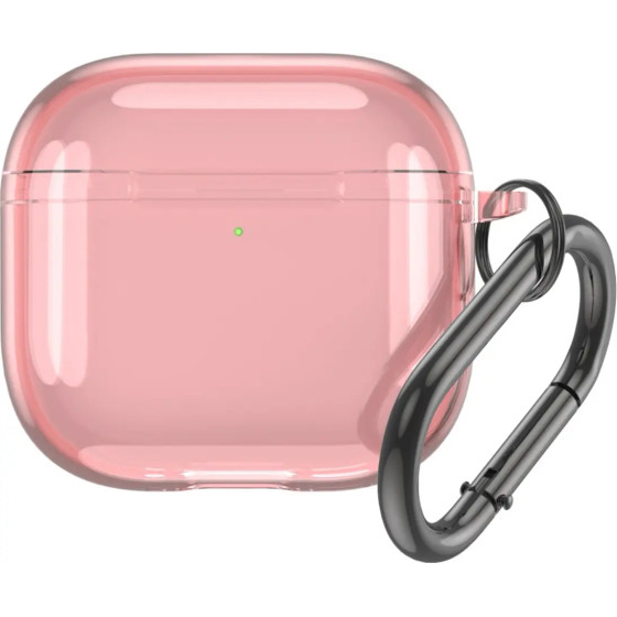 Hurtel Transparent Case for Airpods 4 - Pink - (Color Ultra Airpods case - AirPods 4 pink)