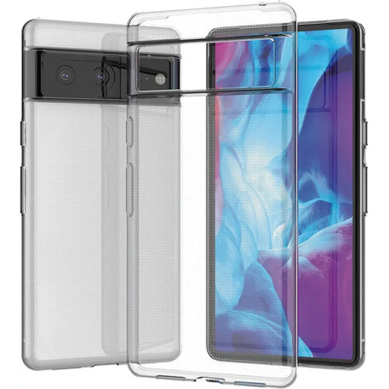 Hurtel Ultra Clear 0.5mm Case for Google Pixel 7a Slim Cover Transparent - (Ultra Clear Google Pixel 7a transparent)