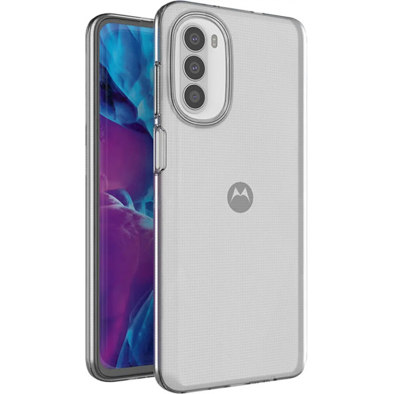 Hurtel Ultra Clear 0.5mm case for Motorola Moto G82 5G / Moto G52 thin cover transparent - (Ultra Clear Moto G52/G82 5G transparent)