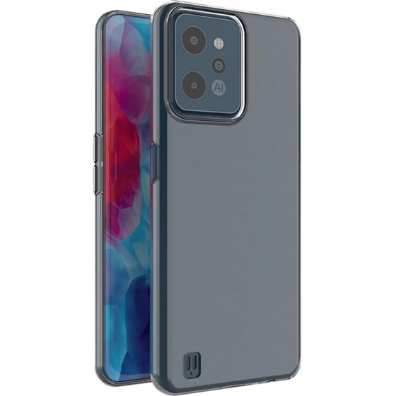 Hurtel Ultra Clear 0.5mm case for Realme C31 thin cover transparent - (Ultra Clear OPPO Realme C31 transparent)
