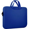 Hurtel Universal 14'' laptop bag - navy blue - (Laptop Neopren Handbag 14' Navy)