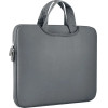 Hurtel Universal laptop bag 15.6'' - gray - (Laptop Neopren Handbag 15,6' Grey)