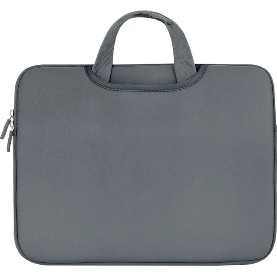 Hurtel Universal laptop bag 15.6'' - gray - (Laptop Neopren Handbag 15,6' Grey)