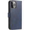 Hurtel Wallet Case with Stand for iPhone 15 Plus Magnet Case - blue - (MAGNET CASE IPHONE 15 PLUS BLUE)