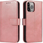 Hurtel Wallet Case with Stand for iPhone 15 Plus Magnet Case - Pink - (MAGNET CASE IPHONE 15 PLUS PINK)