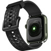 Hurtel Watch Strap Y strap for Apple Watch 7 / SE (41/40 / 38mm) band watchband black - (Strap Y Apple iWatch 2/3/4/5/6/SE/7 38/40 Black)