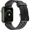 Hurtel Watch Strap Y strap for Apple Watch 7 / SE (41/40 / 38mm) band watchband black - (Strap Y Apple iWatch 2/3/4/5/6/SE/7 38/40 Black)