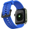 Hurtel Watch Strap Y strap for Apple Watch 7 / SE (41/40 / 38mm) band watchband blue - (Strap Y Apple iWatch 2/3/4/5/6/SE/7 38/40 Blue)