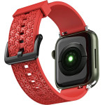 Hurtel Watch Strap Y strap for Apple Watch 7 / SE (41/40 / 38mm) band watchband red - (Strap Y Apple iWatch 2/3/4/5/6/SE/7 38/40 Red)