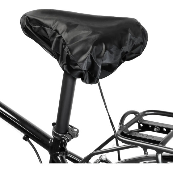 Hurtel Waterproof saddle cover - black - (Waterproof bicycle saddle cover black)