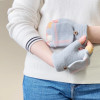 Hurtel Women's/children's winter phone gloves - gray - (Gloves knitted half finger gray)