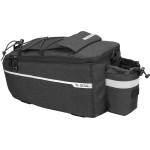 Hurtel WYA26Y0S Thermal Bike Pannier Bag with Shoulder Strap - Black
