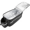 Hurtel WYA26Y0S Thermal Bike Pannier Bag with Shoulder Strap - Black