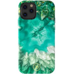 Kingxbar Agate Series case decorated printed Agate iPhone 12 mini green - (Kingxbar Agate Series-Green iPhone 12 mini)