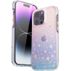 Kingxbar Heart Star Series case for iPhone 14 Plus case with zodiac stars - (Kingxbar iPhone 14 Plus Heart Star Series-Zodiac)