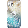 Kingxbar Luxury iPhone 14 Plus Case with Phoenix Crystals - Gold and Blue - (Kingxbar iPhone 14 Plus Phoenix Series-Reborn)