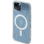 Kingxbar MagSafe PQY Crack Series silicone case for iPhone 15 - transparent - (Kingxbar PQY Crack Series iPhone 15 Case Clear)