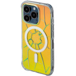Kingxbar MagSafe PQY Crack Series Silicone Case for iPhone 15 Pro Max - Holographic - (Kingxbar PQY Crack Series iPhone 15 Pro Max Case Holographic)