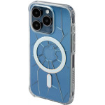 Kingxbar MagSafe PQY Crack Series Silicone Case for iPhone 15 Pro Max - Transparent - (Kingxbar PQY Crack Series iPhone 15 Pro Max Case Clear)