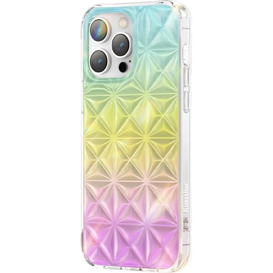 Kingxbar Miya Series case for iPhone 14 Plus back cover rainbow back cover - (Kingxbar iPhone 14 Plus Miya Series- Rainbow)