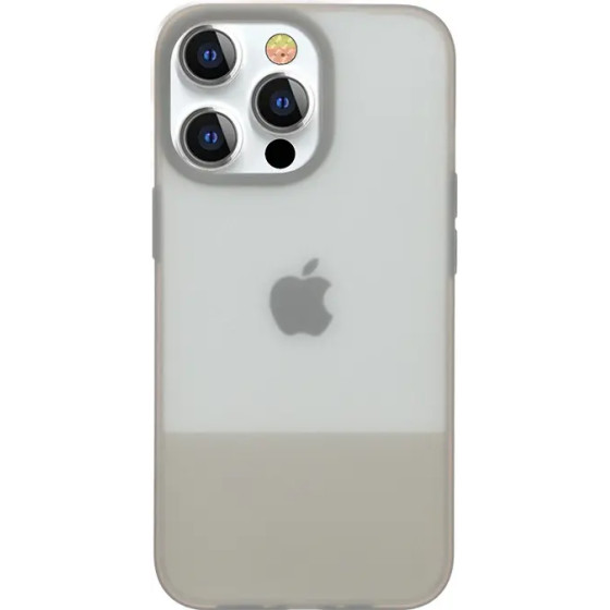 Kingxbar Plain Series case cover for iPhone 13 Pro Max silicone case gray - (Kingxbar iPhone 13 PRO Max Plain Series-Gray)
