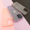 Kingxbar Plain Series case cover for iPhone 13 Pro Max silicone case gray - (Kingxbar iPhone 13 PRO Max Plain Series-Gray)
