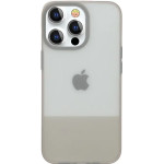 Kingxbar Plain Series case cover for iPhone 13 Pro silicone case gray - (Kingxbar iPhone 13 Pro Plain Series-Gray)