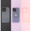 Kingxbar Plain Series case cover for iPhone 13 Pro silicone case gray - (Kingxbar iPhone 13 Pro Plain Series-Gray)