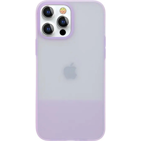 Kingxbar Plain Series case cover for iPhone 13 Pro silicone case purple - (Kingxbar iPhone 13 Pro Plain Series-Purple)