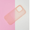 Kingxbar Plain Series case cover for iPhone 13 Pro silicone cover pink - (Kingxbar iPhone 13 Pro Plain Series-Pink)