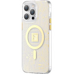 Kingxbar PQY Geek Series magnetic case for iPhone 14 Pro MagSafe gold - (Kingxbar PQY iPhone 14 Pro Geek Series-Gold)