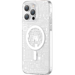 Kingxbar PQY Geek Series magnetic case for iPhone 14 Pro Max MagSafe silver - (Kingxbar PQY iPhone 14 Pro Max Geek Series-Silver)