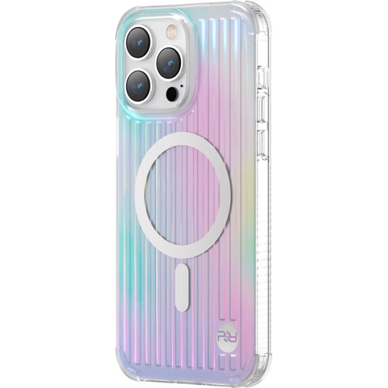 Kingxbar PQY Go Out Series magnetic case for iPhone 14 Plus MagSafe laser color - (Kingxbar PQY iPhone 14 Plus Go Out Series-Laser Color)