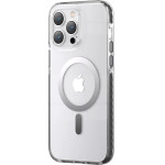Kingxbar PQY Ice Crystal Series magnetic case for iPhone 14 Plus MagSafe gray - (Kingxbar PQY iPhone 14 Plus Ice Crystal Series-Gray)