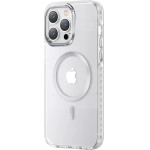 Kingxbar PQY Ice Crystal Series magnetic case for iPhone 14 Plus MagSafe silver - (Kingxbar PQY iPhone 14 Plus Ice Crystal Series-Silver)