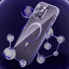 Kingxbar PQY Ice Crystal Series magnetic case for iPhone 14 Plus MagSafe silver - (Kingxbar PQY iPhone 14 Plus Ice Crystal Series-Silver)
