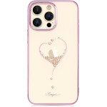 Kingxbar Silicone case with Swarovski crystals Wish Series for iPhone 14 Plus - pink - (Kingxbar iPhone 14 Plus Wish Series-Rose Gold)