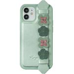 Kingxbar Sweet Series case decorated with original Swarovski crystals iPhone 12 mini green - (Kingxbar Sweet Series-Green iPhone 12 mini)