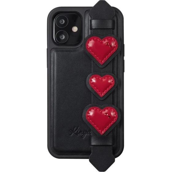 Kingxbar Sweet Series case decorated with original Swarovski crystals iPhone 12 Pro / iPhone 12 black - (Kingxbar Sweet Series-Black iPhone 12 Pro / iPhone 12)