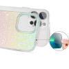 Kingxbar Travel Series luxurious elegant case for iPhone 13 Pro blue-orange (Clouds) - (Kingxbar IPhone 13 PRO Travel Series-Clouds)
