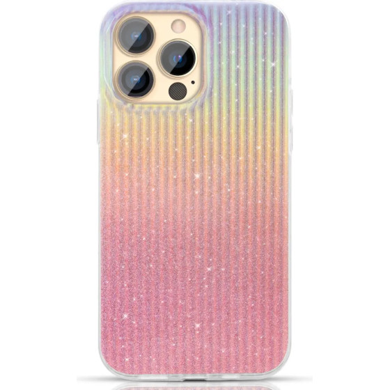 Kingxbar Travel Series luxurious elegant case for iPhone 13 Pro orange (Sunset) - (Kingxbar IPhone 13 PRO Travel Series-Sunset)