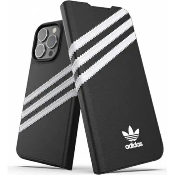 Adidas OR Booklet Case PU iPhone 13 Pro / 13 6,1'' czarno bialy/black white 47112 - (KAT06172-0)