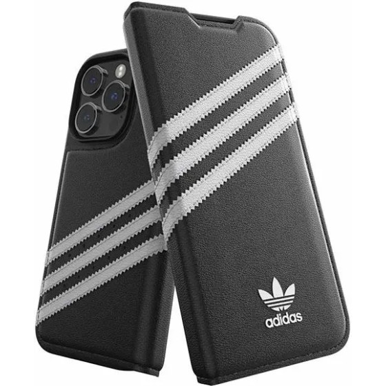 Adidas OR Booklet Case PU iPhone 14 Pro black/white 50196 - (AD000070-0)