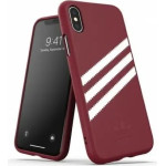 Adidas OR Molded PU Suede case for iPhone X / XS - burgundy - (KAT06272-0)