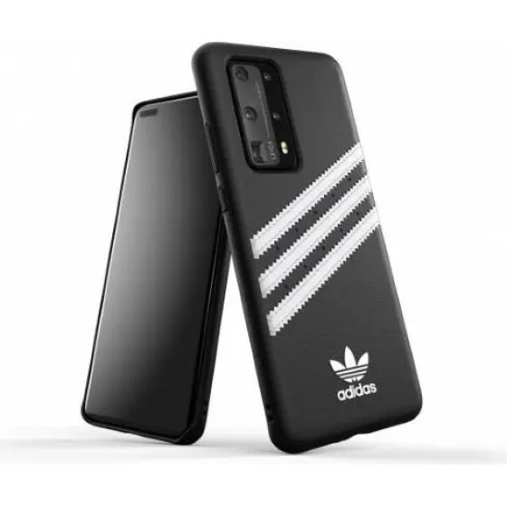 Adidas OR Moulded PU Case for Huawei P40 - Black and White - (KAT06252-0)