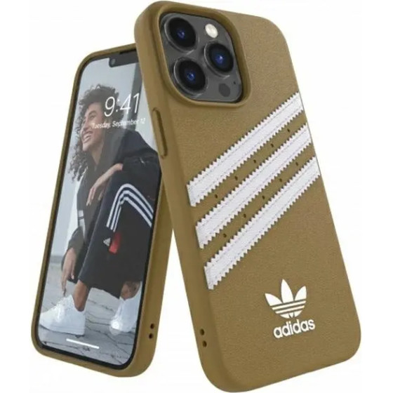 Adidas OR Moulded PU iPhone 13 Pro Max 6,7'' bezowo-zloty/beige-gold 47807 - (KAT06170-0)