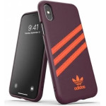 Adidas OR Moulded PU iPhone X/XS Case - Burgundy-Orange - (KAT06269-0)